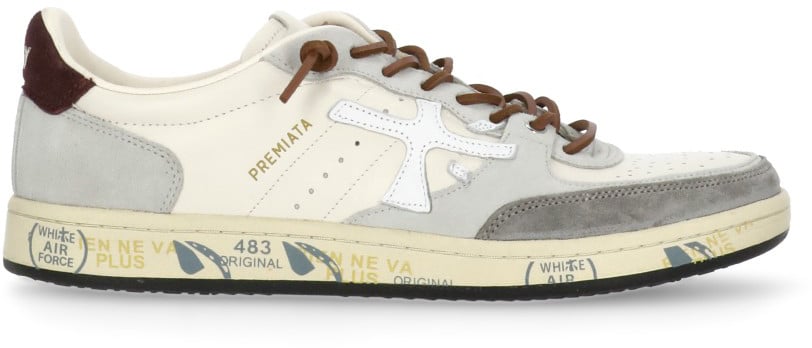 Premiata Sneakers Ivory Wit