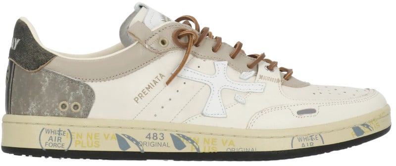 Premiata Sneakers Ivory Wit
