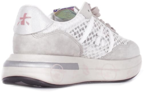 Premiata Sneakers Bianco Beige Beige