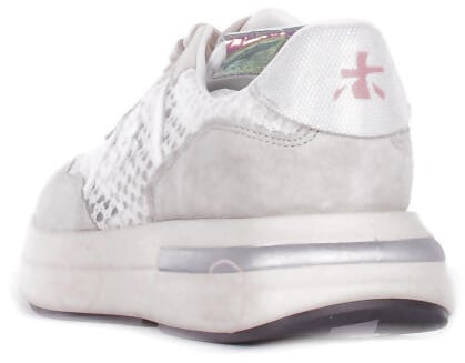 Premiata Sneakers Bianco Beige Beige