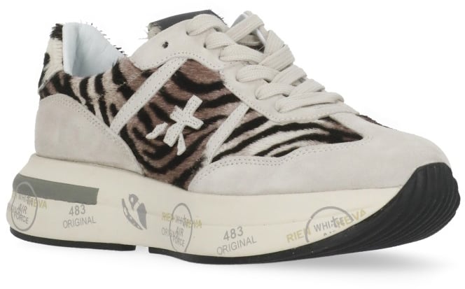 Premiata Sneakers Ivory Wit