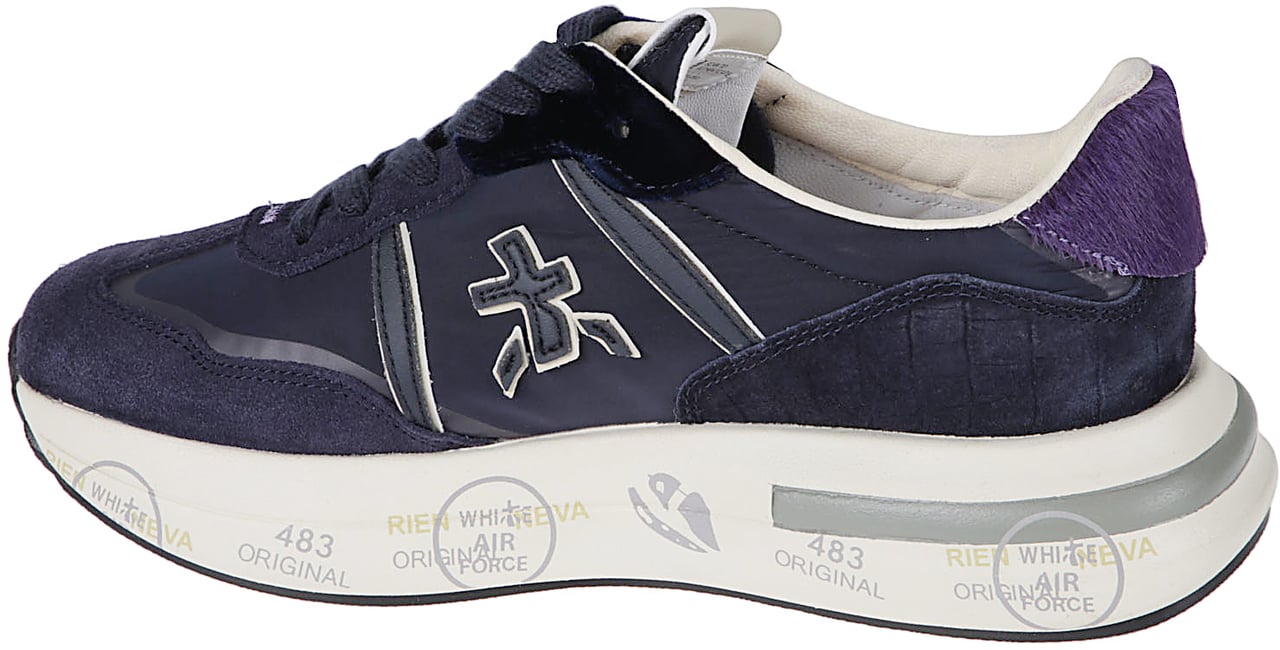 Premiata Cassie Sneakers Blue Blauw