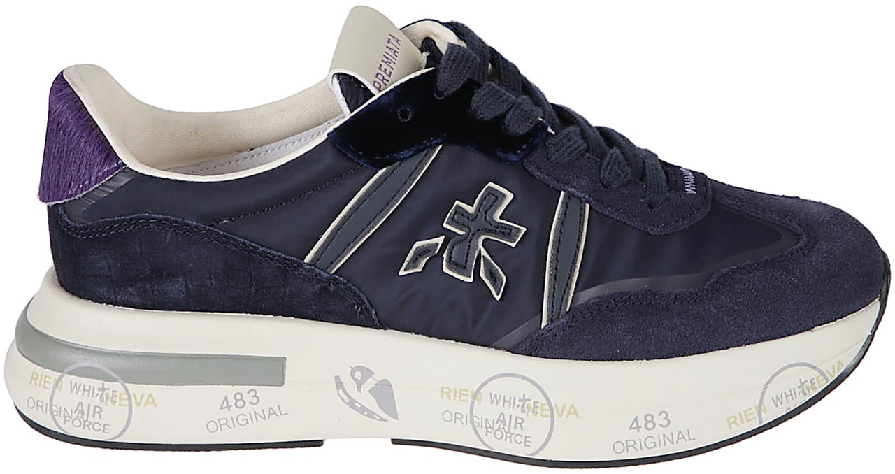 Premiata Cassie Sneakers Blue Blauw