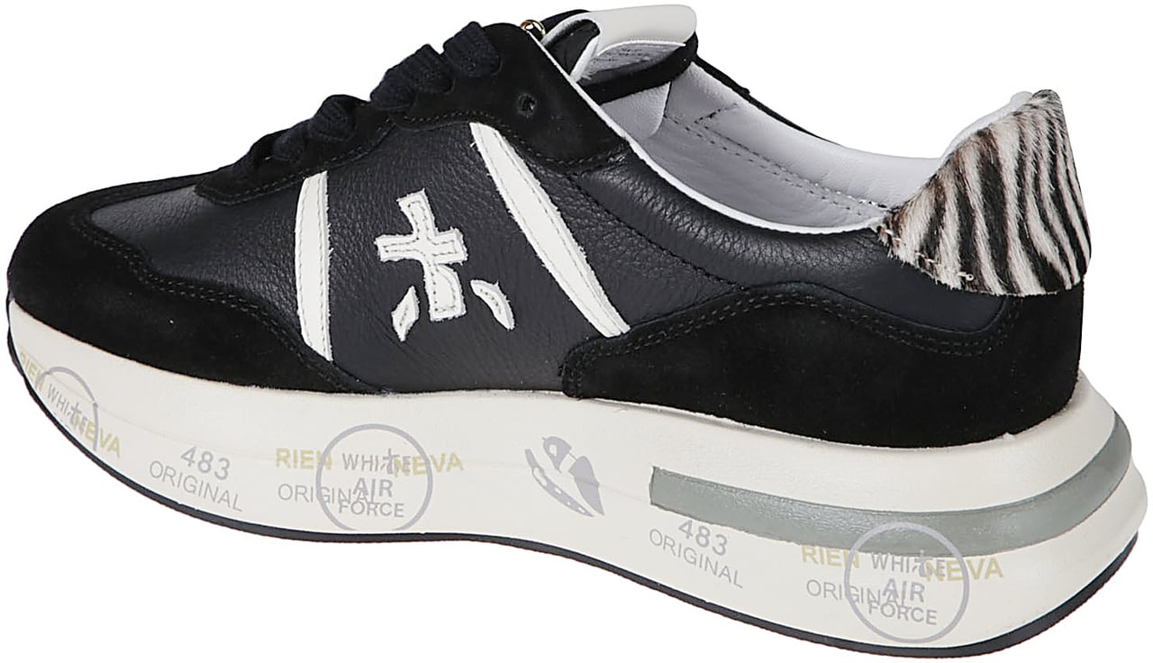Premiata Cassie Sneakers Black Zwart