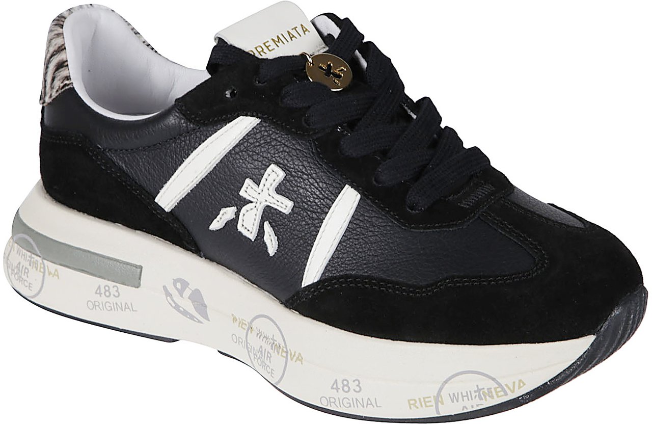 Premiata Cassie Sneakers Black Zwart