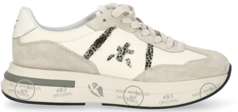 Premiata Sneakers Ivory Wit