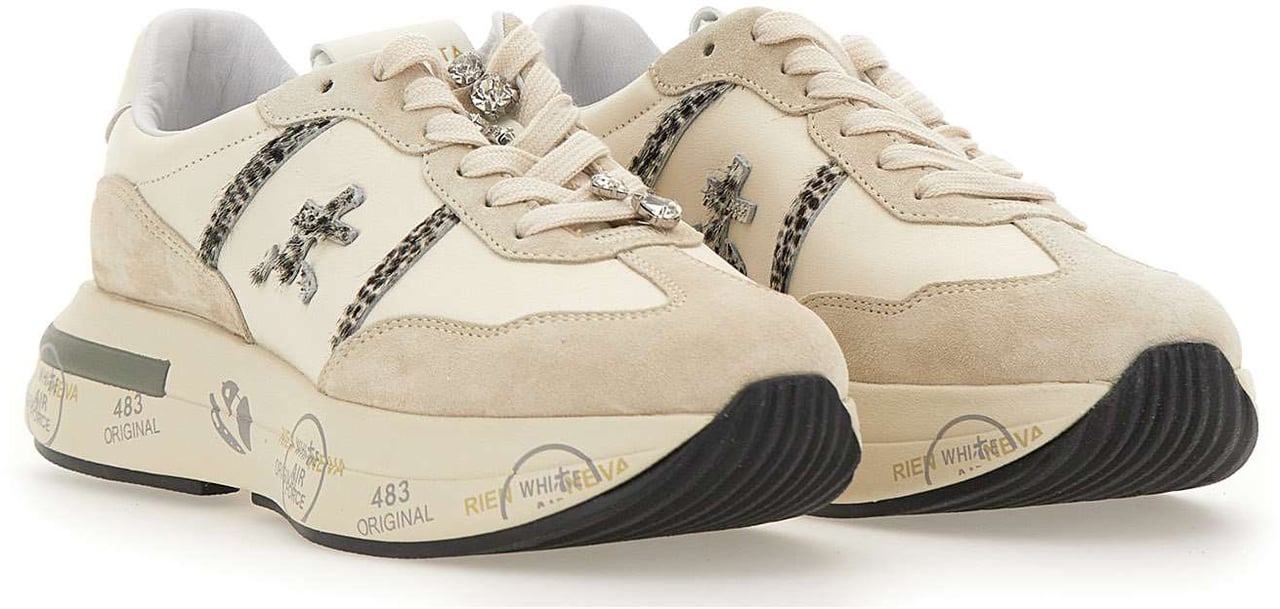 Premiata Sneakers Beige Beige