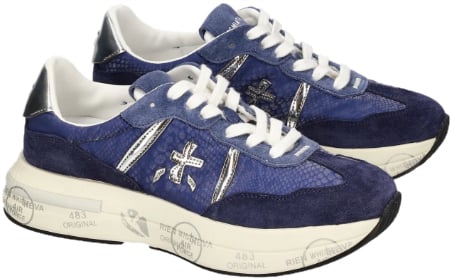 Premiata Sneakers Blue Blauw