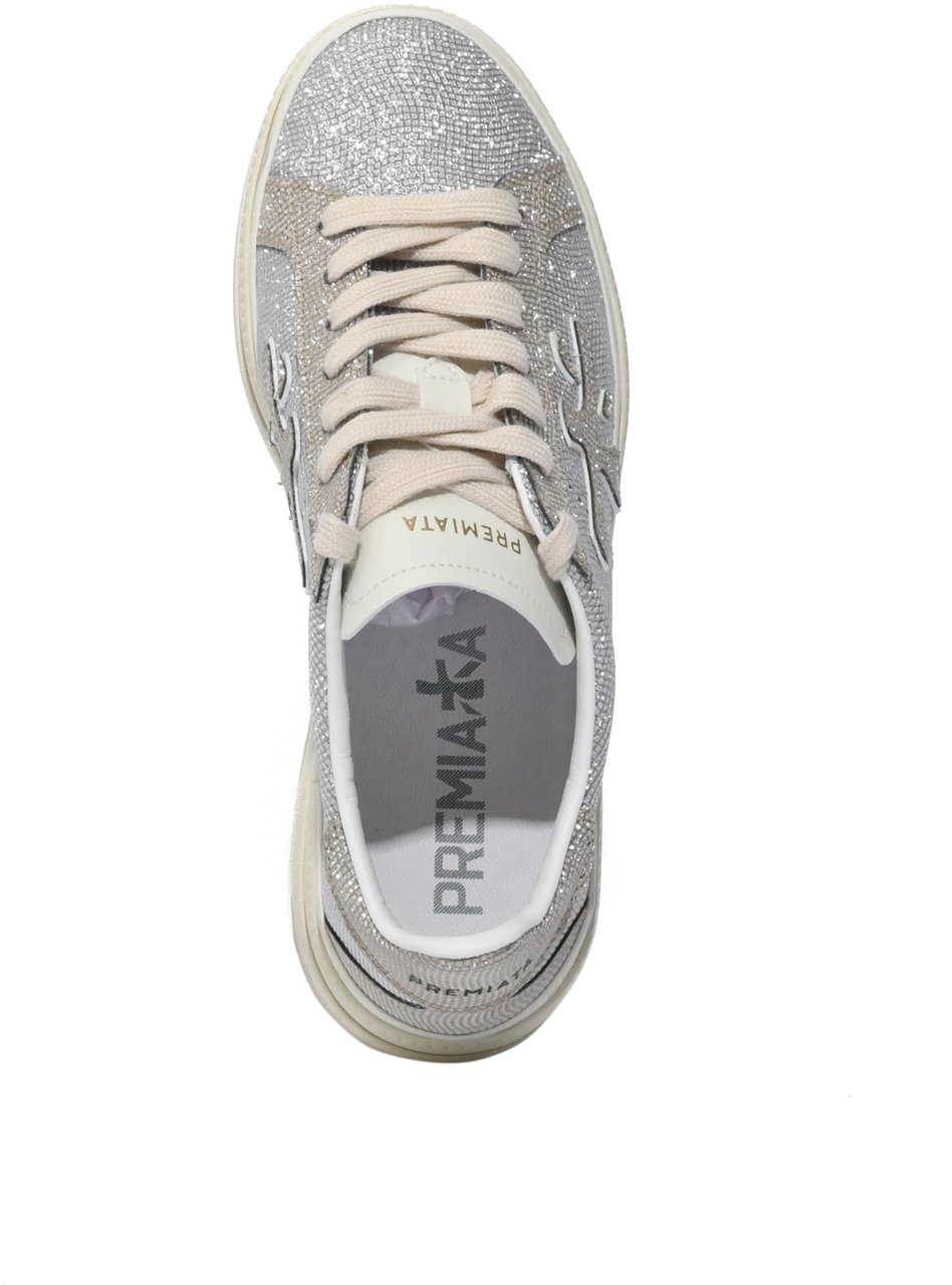 Premiata Sneakers Silver Zilver