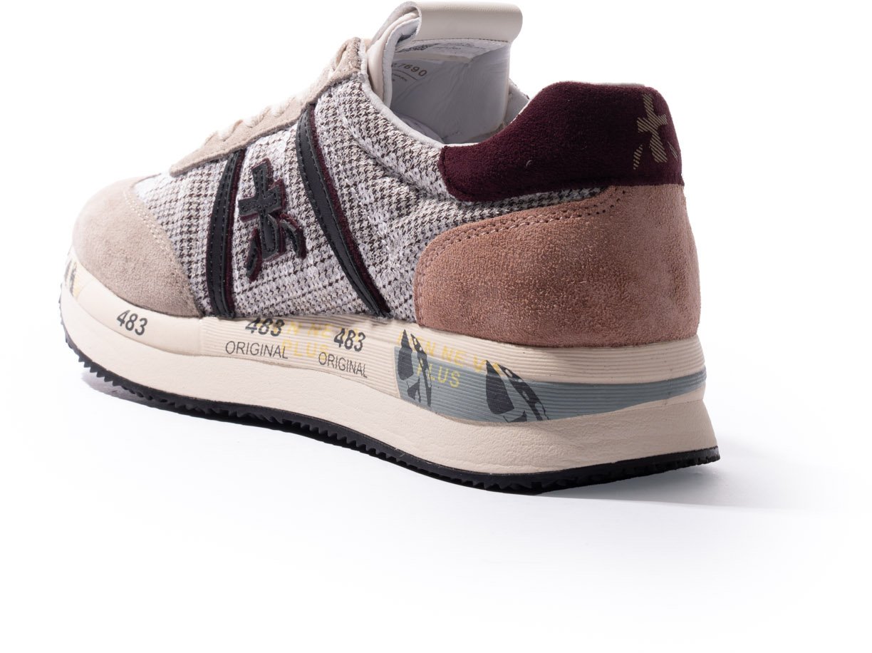 Premiata Sneakers Beigetaupeburgundy Beige