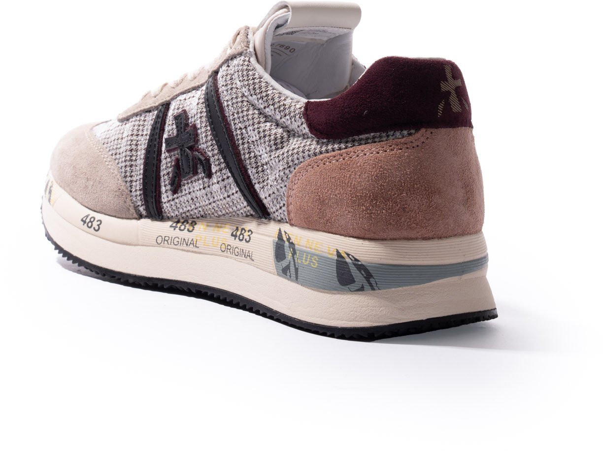 Premiata Sneakers Beigetaupeburgundy Beige