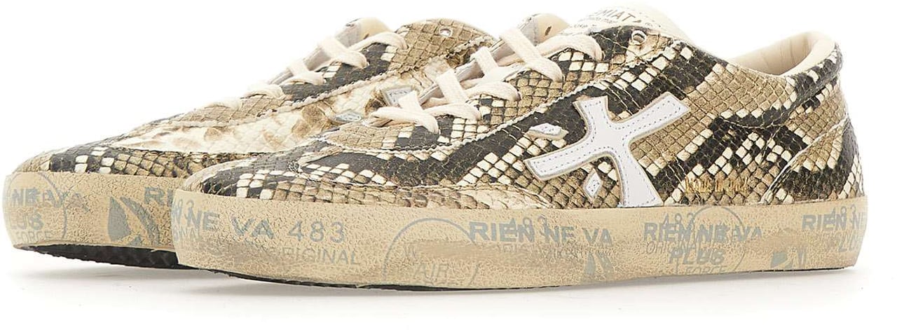 Premiata Sneakers Brown Beige