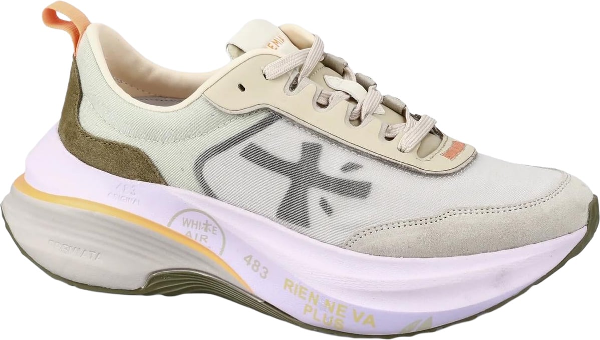 Premiata Dames Hill Sneaker Groen