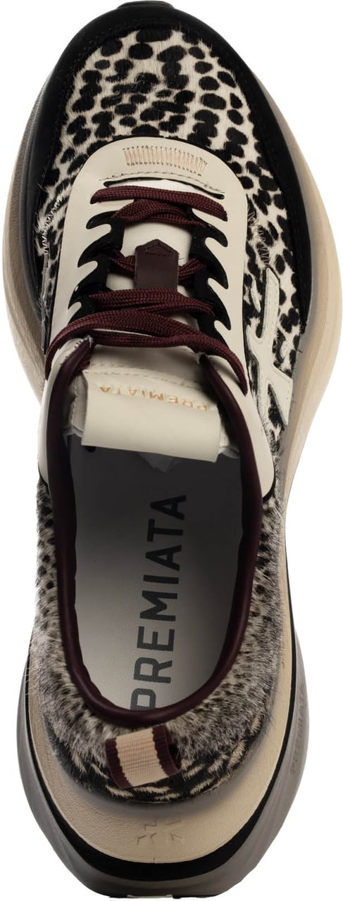 Premiata Sneakers Animalier Blackwhite Dierenprint
