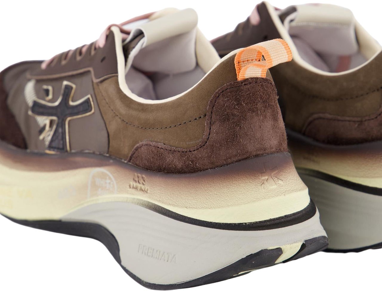 Premiata Dames Hill Sneaker Bruin