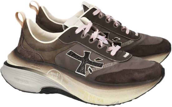 Premiata Dames Hill Sneaker Bruin