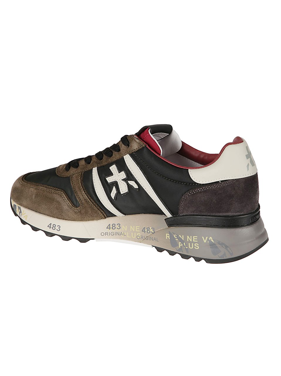Premiata Lander Sneakers Green Groen