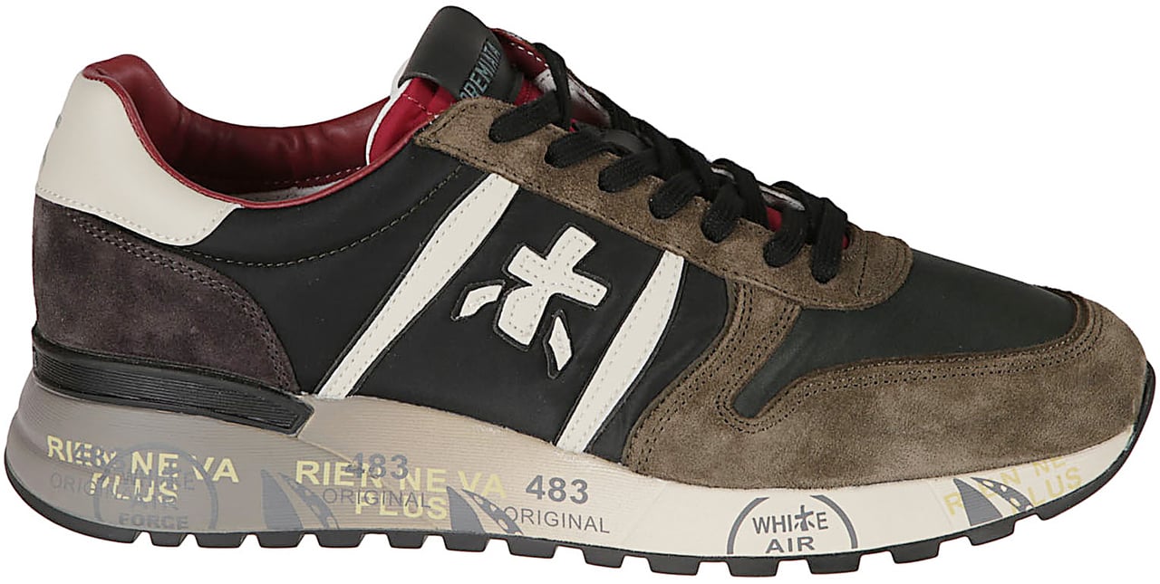 Premiata Lander Sneakers Green Groen