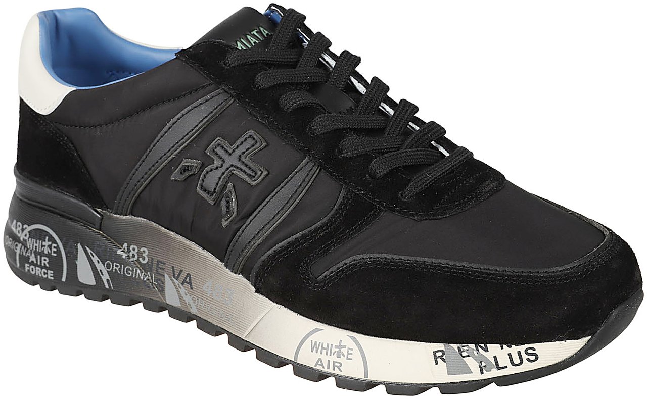 Premiata Lander Sneakers Black Zwart