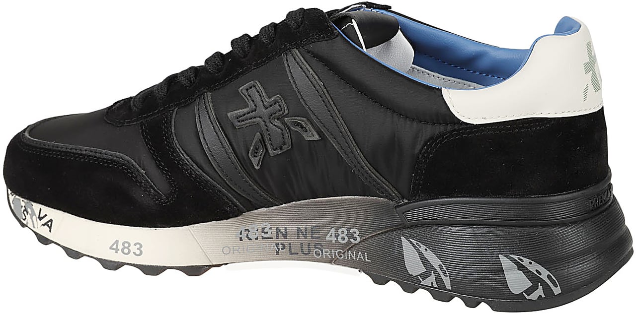 Premiata Lander Sneakers Black Zwart
