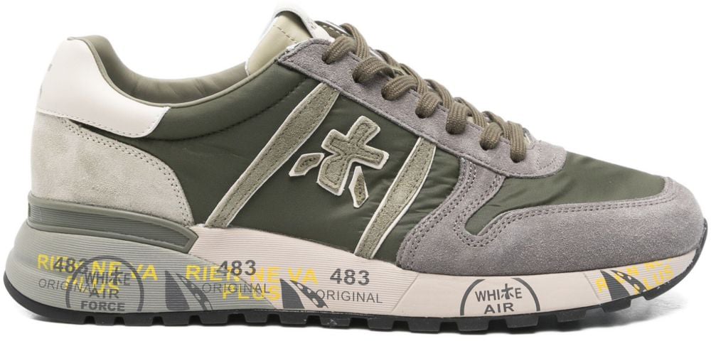 Premiata Sneakers Green Groen