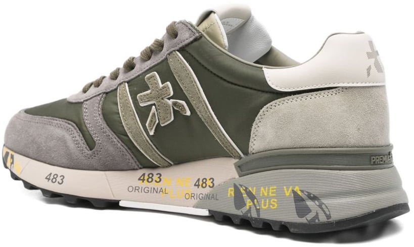 Premiata Sneakers Green Groen
