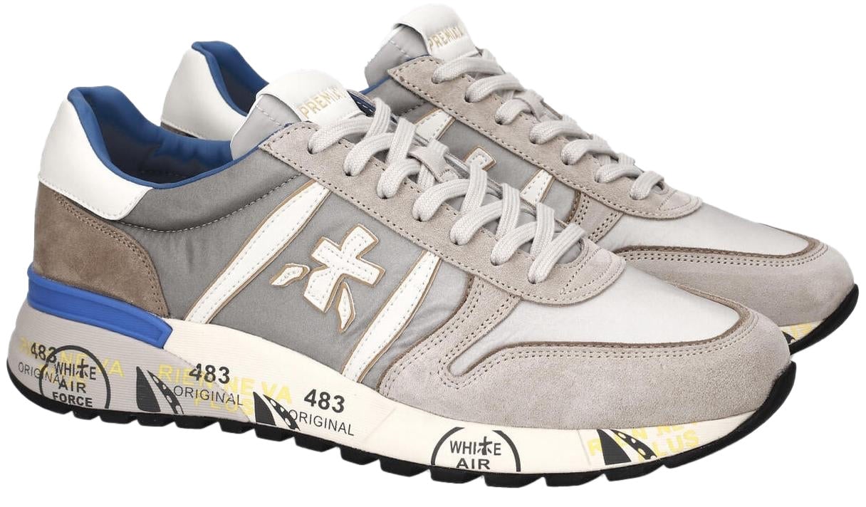 Premiata Heren Lander Grijs