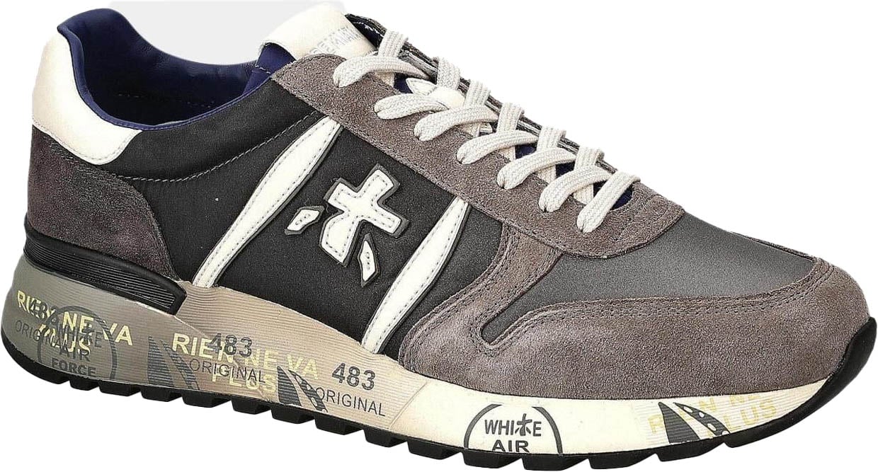 Premiata Heren Lander Grijs