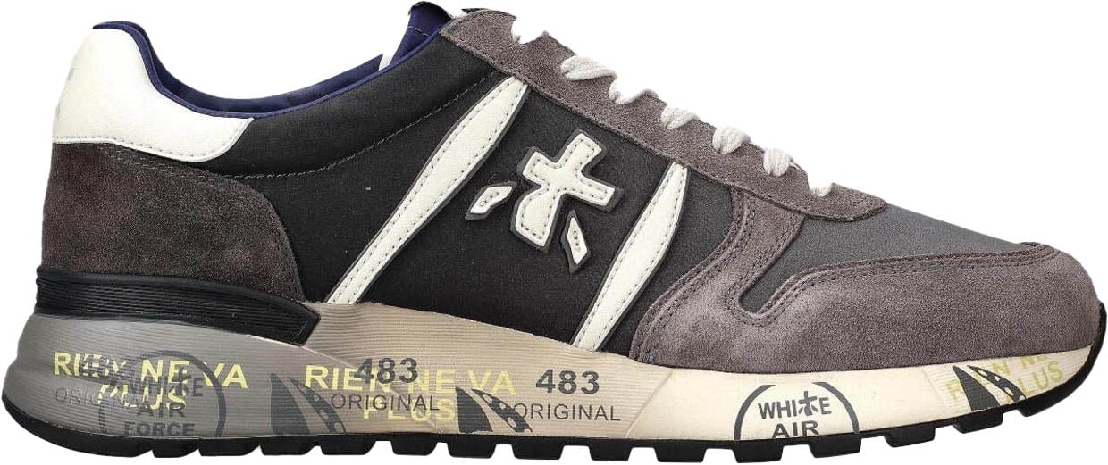Premiata Heren Lander Grijs