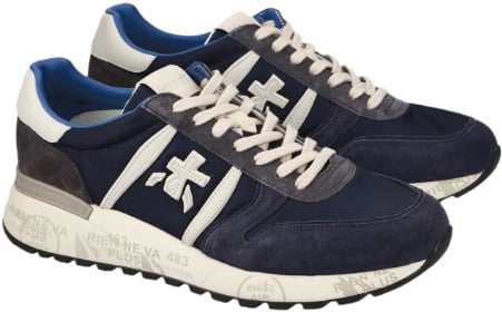 Premiata Sneakers Blue Blauw