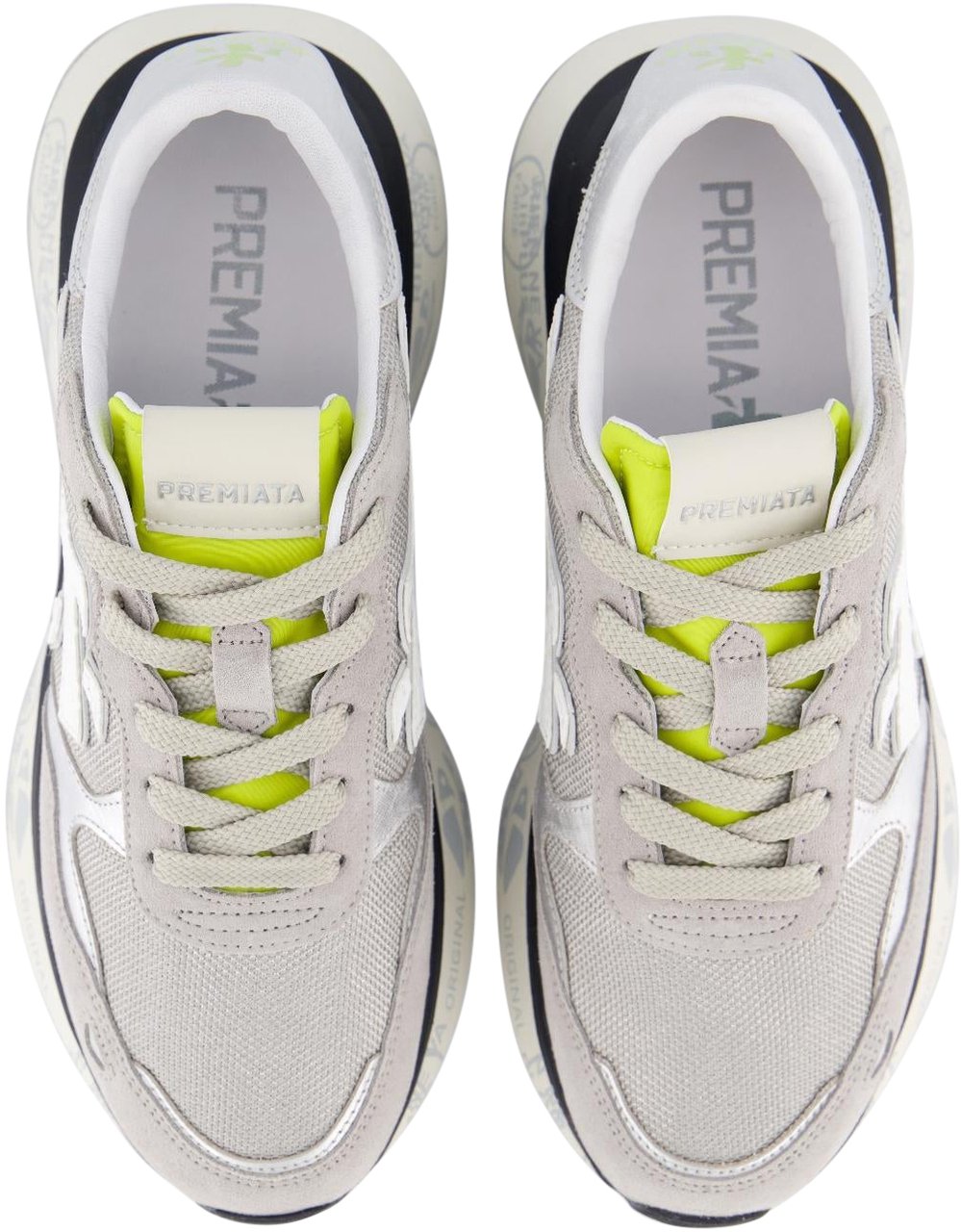 Premiata Dames Lauryn Sneaker Grijs Grijs