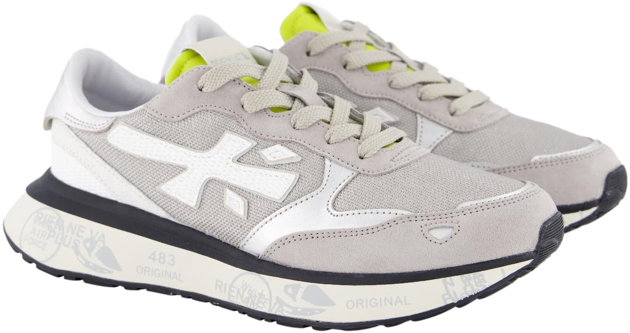 Premiata Dames Lauryn Sneaker Grijs Grijs