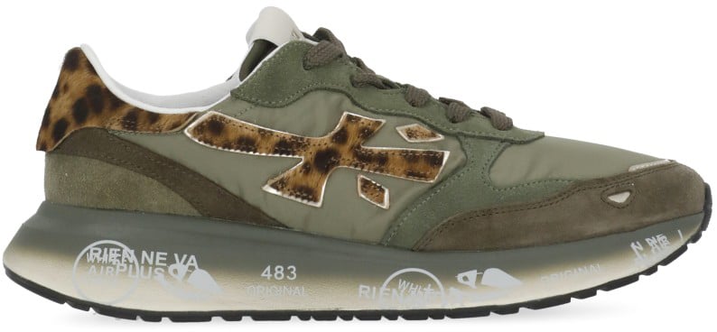 Premiata Sneakers Green Groen