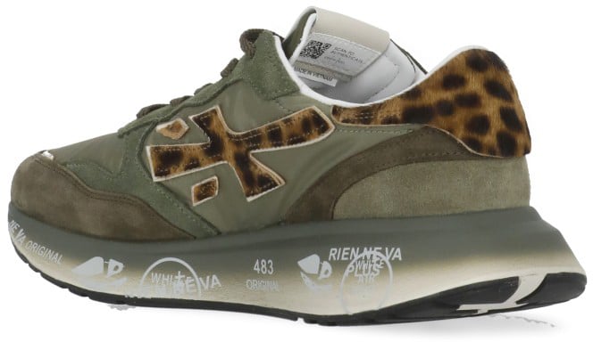 Premiata Sneakers Green Groen