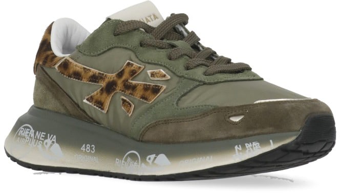 Premiata Sneakers Green Groen