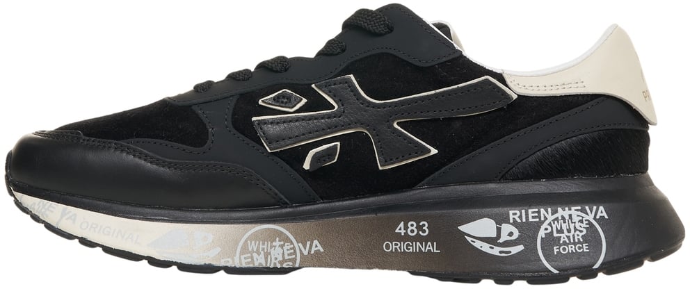 Premiata Sneakers 'Lauryn' Zwart