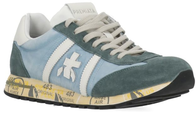 Premiata Sneakers Light Blue Blauw