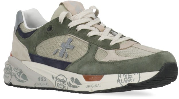 Premiata Sneakers Green Groen