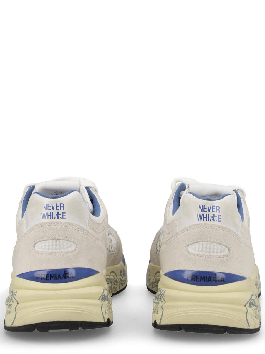 Premiata Mase 25 Mesh Suede Sneakers Grijs