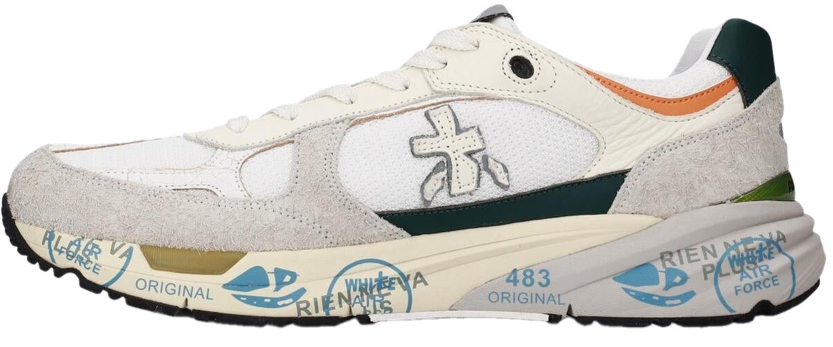 Premiata Heren Mase Wit