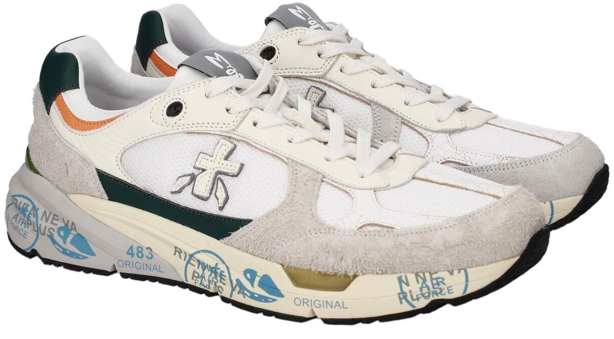 Premiata Heren Mase Wit