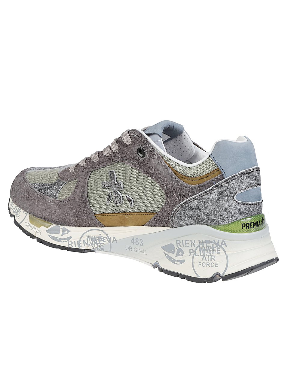 Premiata Mase Sneakers Green Groen