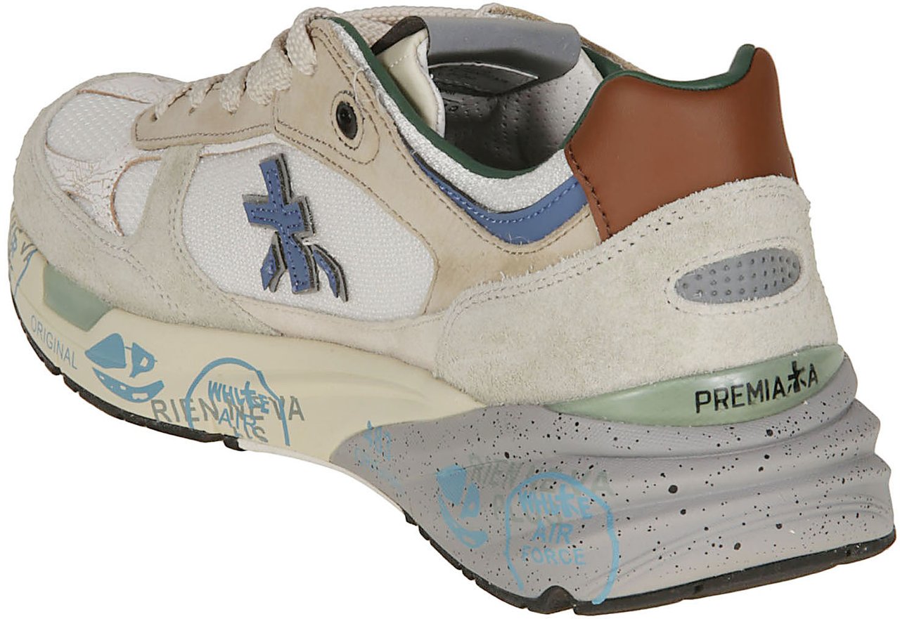 Premiata Mase Sneakers White Wit