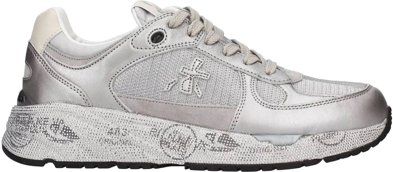Premiata Sneakers Silver Zilver