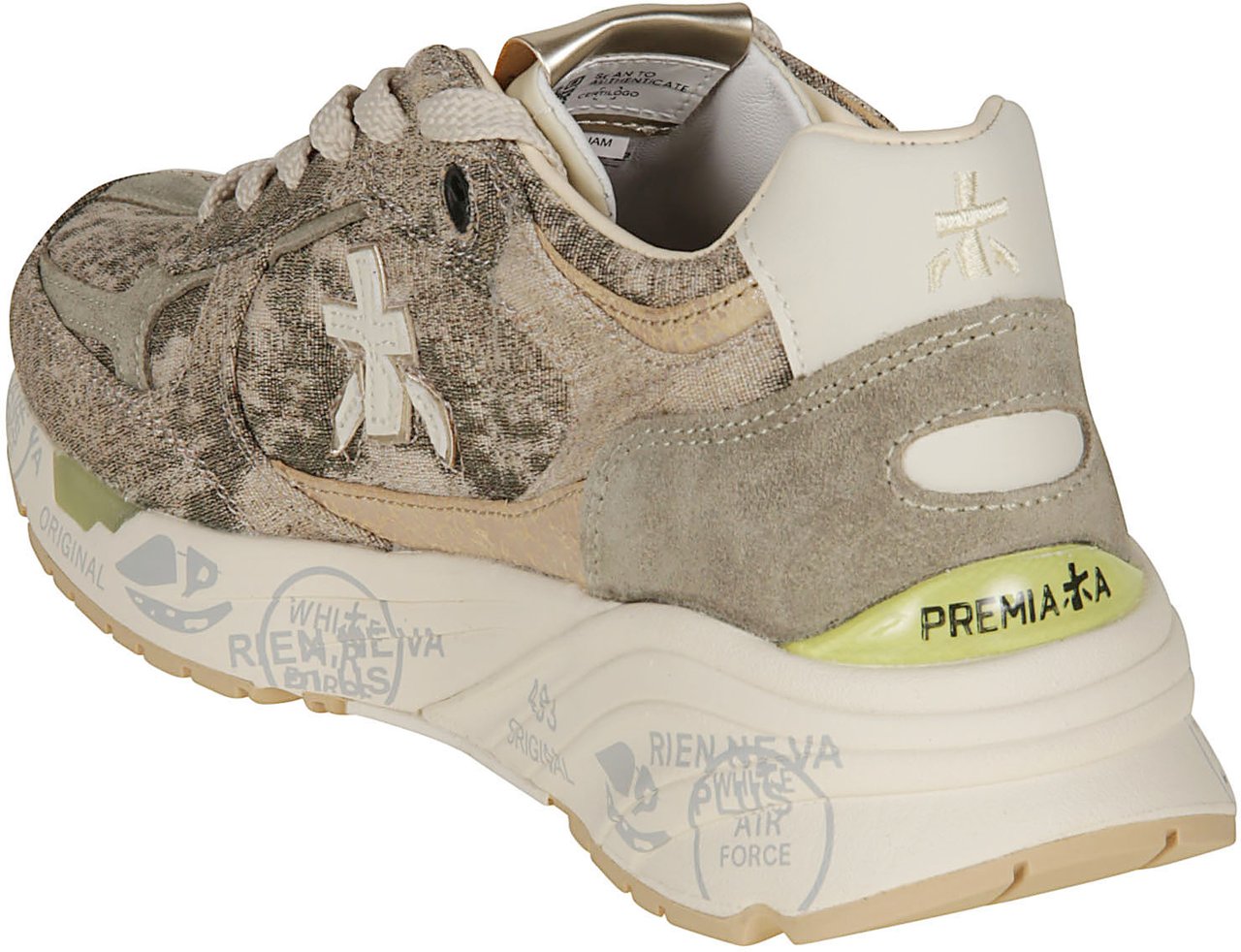 Premiata Mased Sneakers Brown Bruin