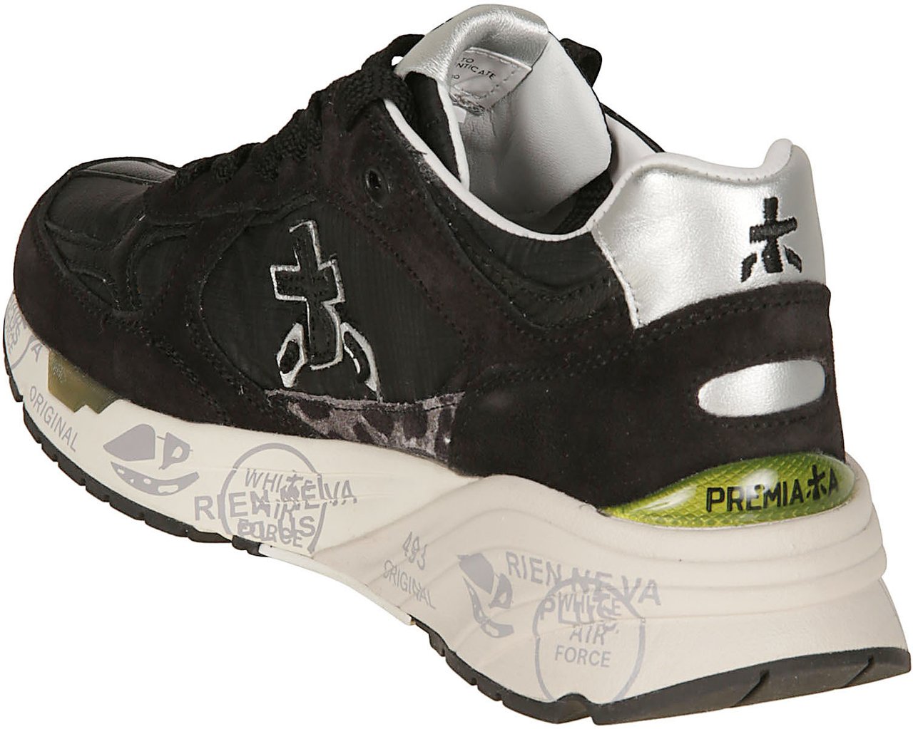 Premiata Mased Sneakers Black Zwart