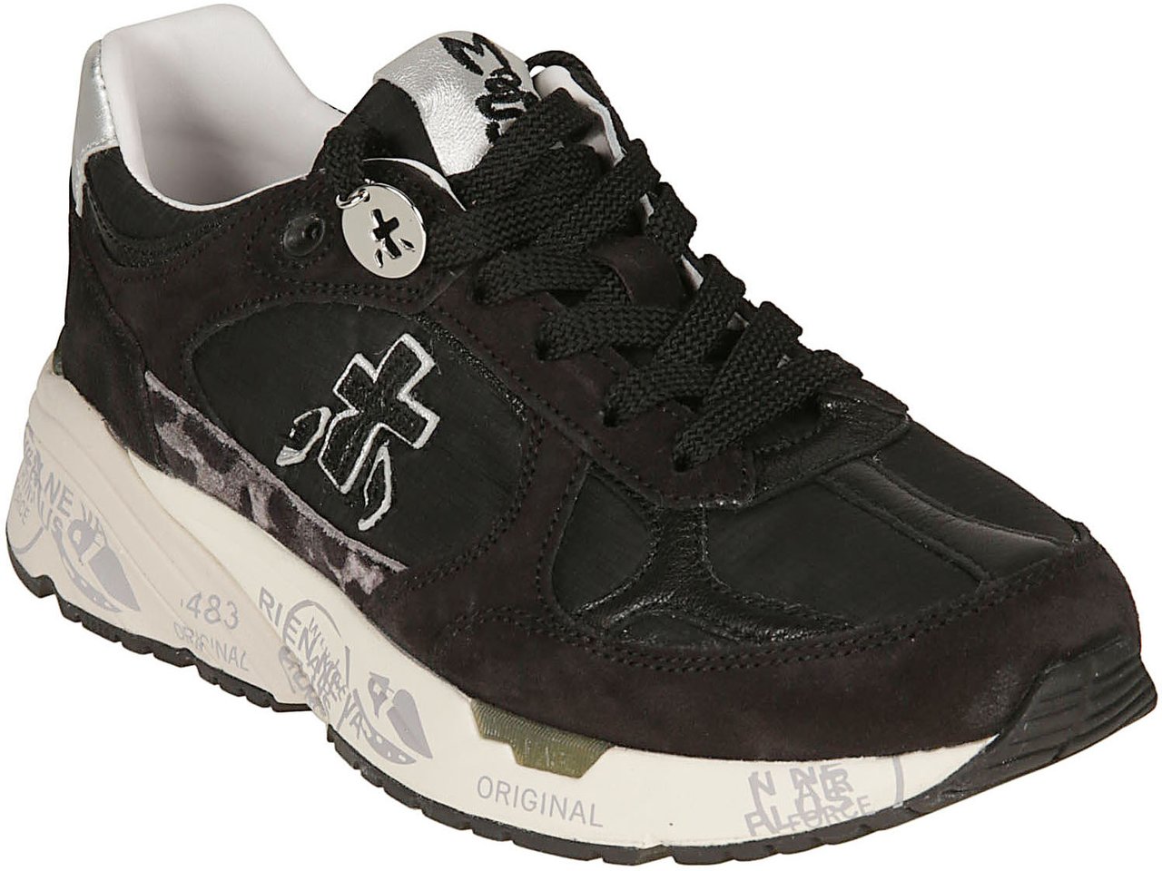 Premiata Mased Sneakers Black Zwart