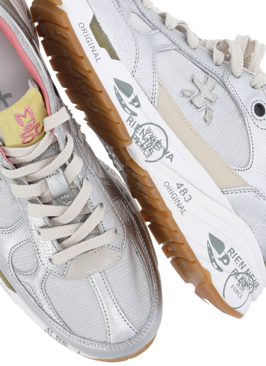 Premiata Sneakers Silver Zilver