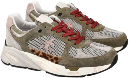 Premiata Sneakers Military Groen