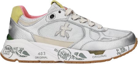 Premiata Sneakers Silver Zilver